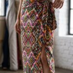 Jupe a motif style unique - Taille s
