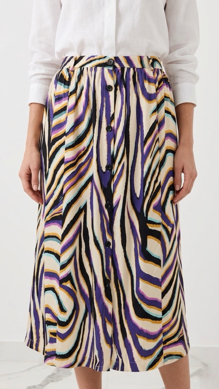 img_5217 Jupe a motif satin - Taille M – Image 1