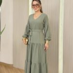 Robe Maxi Fluide en Lin
