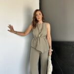 Ensemble Louxor – Tunique Ceinturée et Pantalon Fluide