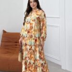 Robe Longue Fleurie « Douce Aurore »