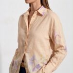 Chemise styleé a motif floral
