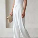 Pantalon classique blanc