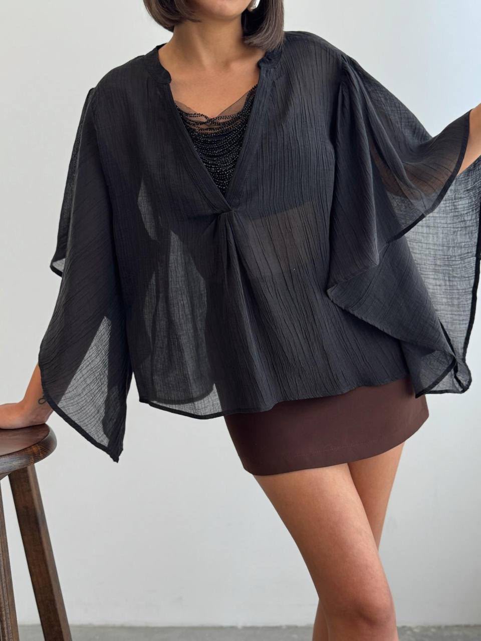 cc484861-66d4-49d6-8cdb-8464e97a6633 Blouse Vaporeuse Esprit Bohème Chic – Image 1