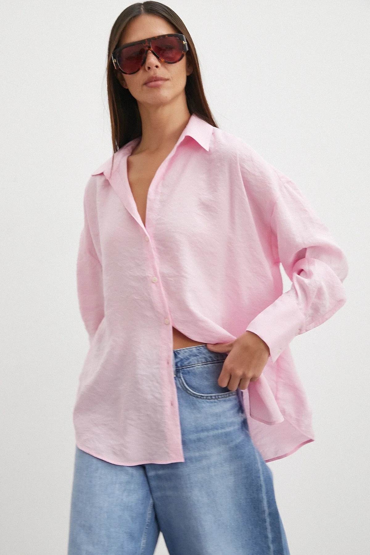img_2293-2 Chemise oversize rose – Image 1