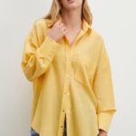 Chemisier jaune mode