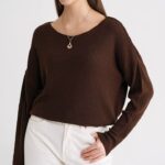 Pull Maille Col Bateau