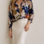 Chemise a motifs élégant