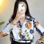 Chemise a motifs stylé