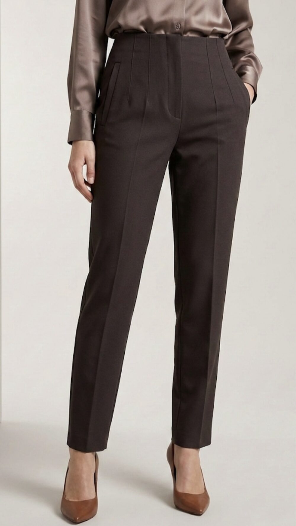 Pantalon à cheville coupe cigarette – Image 2