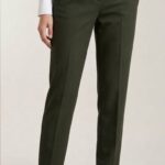 Pantalon à cheville coupe cigarette