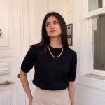 Pull Chic à Manches Courtes – Maille Élégante STD