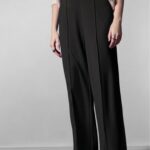 Pantalon Carré Taille Haute