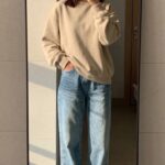 Sweat-shirt Oversize Col Rond