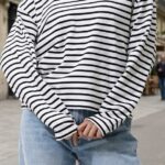 Pull Rayé Loose Fit