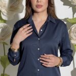 Chemise Bleu Nuit Texturée